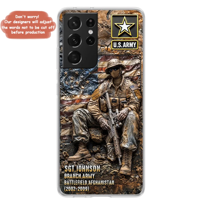 Custom Personalized Veteran Phone Case For iPhone/ Samsung - Veteran Gift Idea