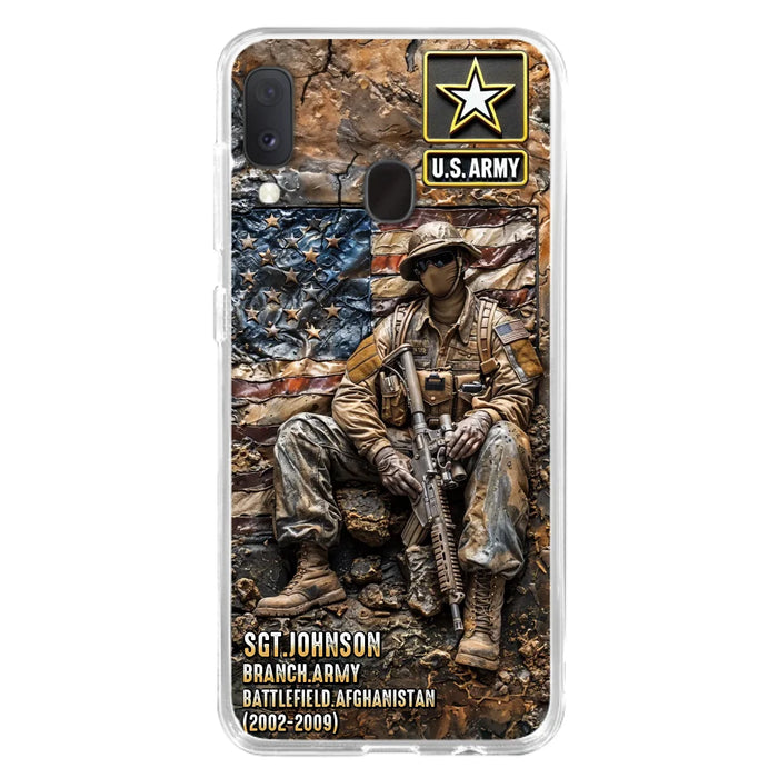 Custom Personalized Veteran Phone Case For iPhone/ Samsung - Veteran Gift Idea