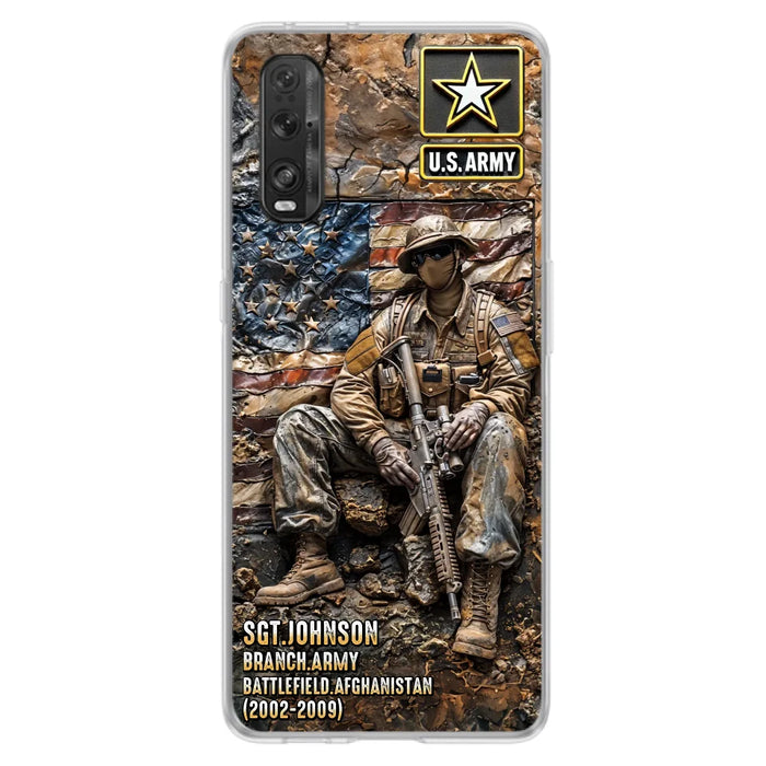 Custom Personalized Veteran Oppo/ Xiaomi/ Huawei Phone Case - Veteran Gift Idea