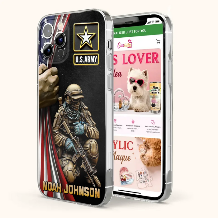 Custom Personalized Veteran Phone Case - Veteran Gift Idea - Case For iPhone/ Samsung