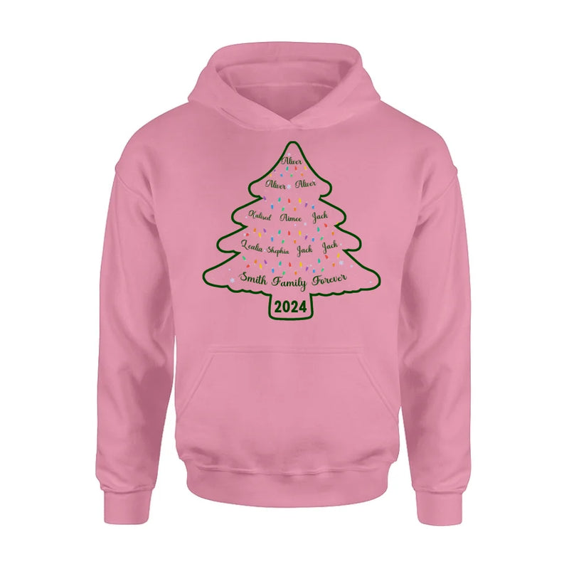 Personalized Family Name Shirt/Hoodie - Christmas Gift For Family - Up to 10 People