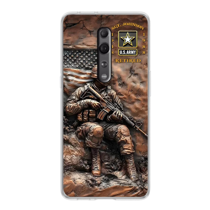 Custom Personalized Veteran Phone Case - Gift Idea For Veteran - Case For Oppo/ Xiaomi/ Huawei