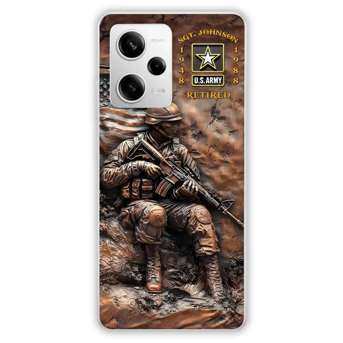 Custom Personalized Veteran Phone Case - Gift Idea For Veteran - Case For Oppo/ Xiaomi/ Huawei