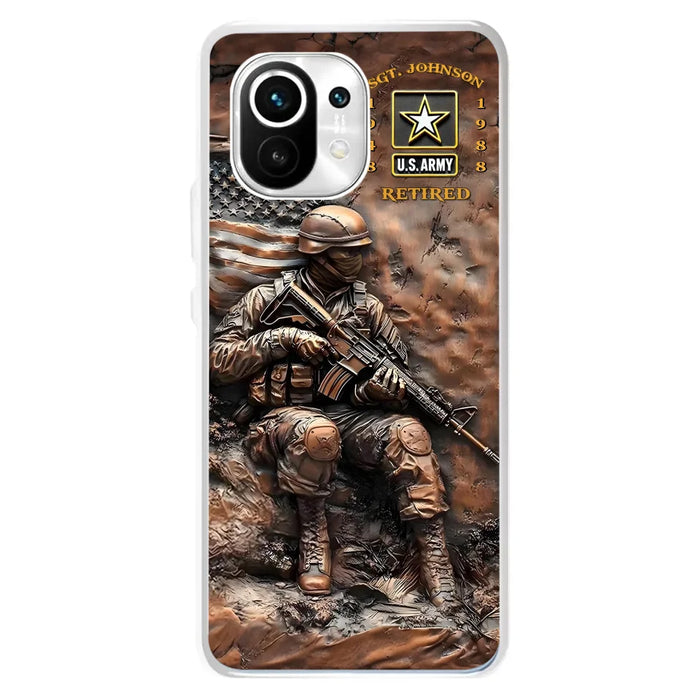 Custom Personalized Veteran Phone Case - Gift Idea For Veteran - Case For Oppo/ Xiaomi/ Huawei