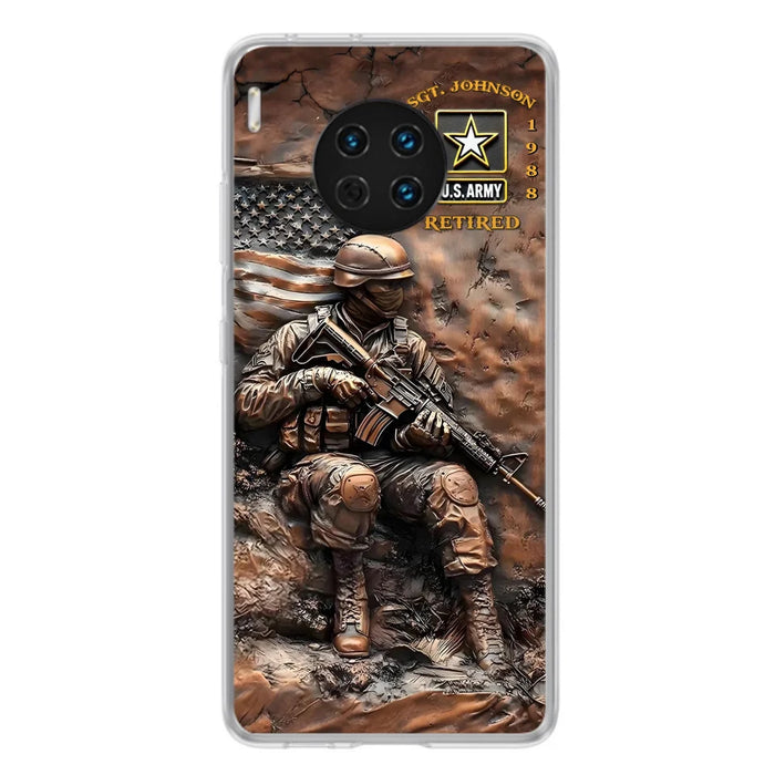 Custom Personalized Veteran Phone Case - Gift Idea For Veteran - Case For Oppo/ Xiaomi/ Huawei