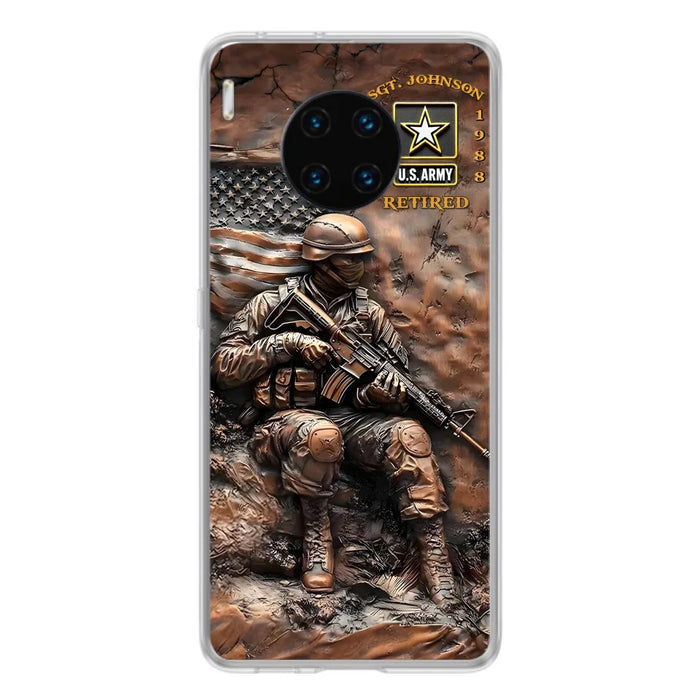 Custom Personalized Veteran Phone Case - Gift Idea For Veteran - Case For Oppo/ Xiaomi/ Huawei