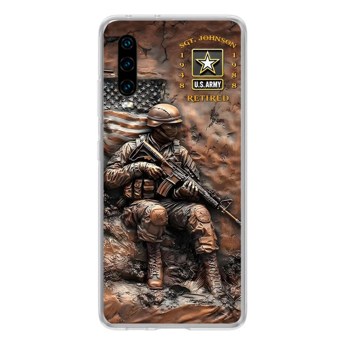 Custom Personalized Veteran Phone Case - Gift Idea For Veteran - Case For Oppo/ Xiaomi/ Huawei