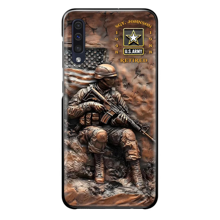 Custom Personalized Veteran Phone Case - Retired Gift Idea For Veteran - Case For iPhone/ Samsung