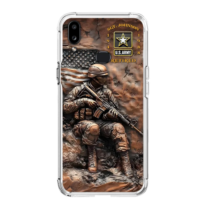 Custom Personalized Veteran Phone Case - Retired Gift Idea For Veteran - Case For iPhone/ Samsung