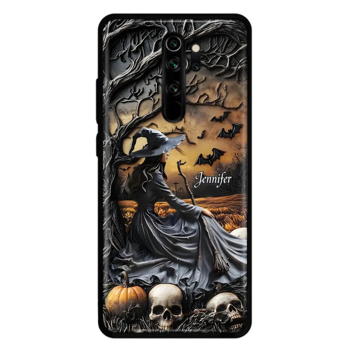 Custom Personalized Witch Phone Case For Xiaomi/ Oppo/ Huawei - Halloween/ Birthday Gift Idea For Yourself, Women, Witch Lovers