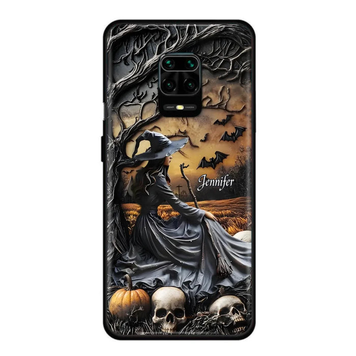 Custom Personalized Witch Phone Case For Xiaomi/ Oppo/ Huawei - Halloween/ Birthday Gift Idea For Yourself, Women, Witch Lovers