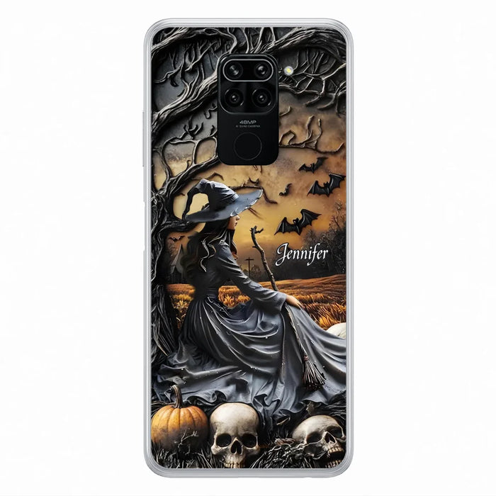 Custom Personalized Witch Phone Case For Xiaomi/ Oppo/ Huawei - Halloween/ Birthday Gift Idea For Yourself, Women, Witch Lovers