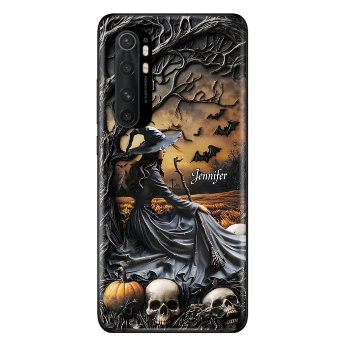 Custom Personalized Witch Phone Case For Xiaomi/ Oppo/ Huawei - Halloween/ Birthday Gift Idea For Yourself, Women, Witch Lovers