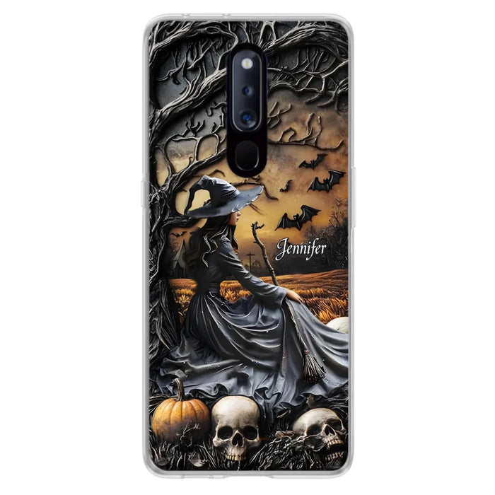 Custom Personalized Witch Phone Case For Xiaomi/ Oppo/ Huawei - Halloween/ Birthday Gift Idea For Yourself, Women, Witch Lovers