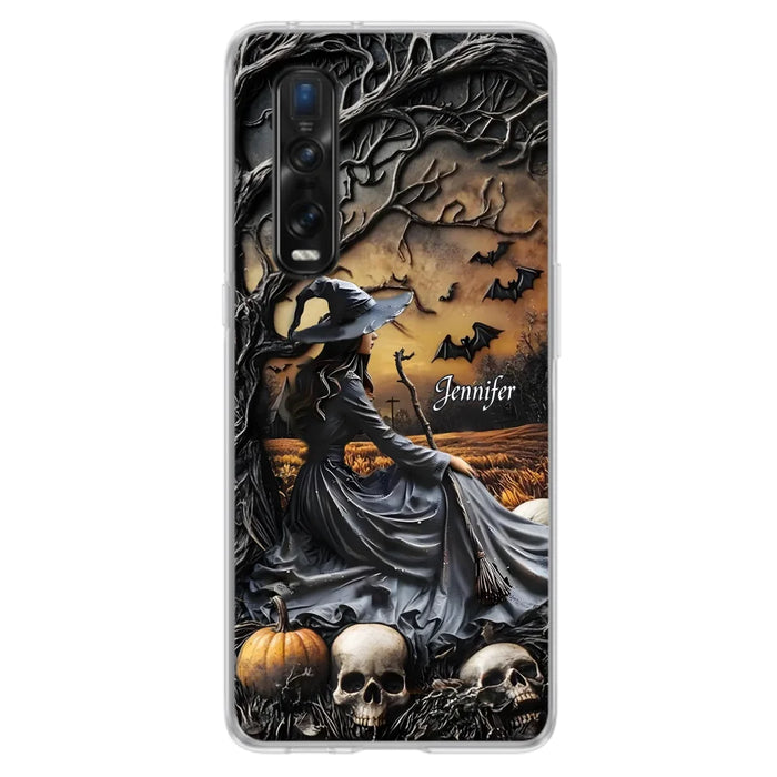 Custom Personalized Witch Phone Case For Xiaomi/ Oppo/ Huawei - Halloween/ Birthday Gift Idea For Yourself, Women, Witch Lovers