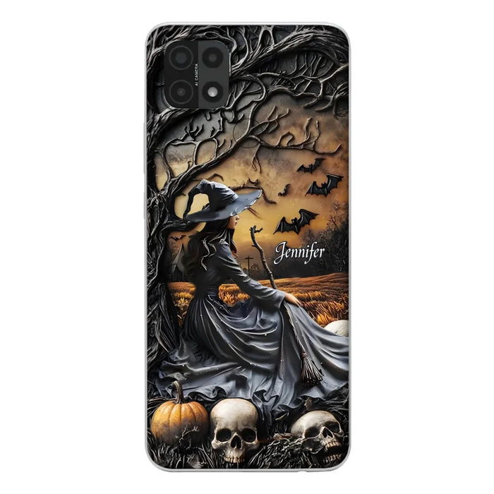 Custom Personalized Witch Phone Case For Xiaomi/ Oppo/ Huawei - Halloween/ Birthday Gift Idea For Yourself, Women, Witch Lovers