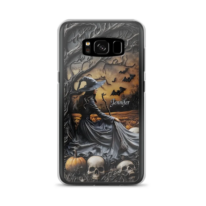 Custom Personalized Witch Phone Case For iPhone/ Samsung- Halloween/ Birthday Gift Idea For Yourself, Women, Witch Lovers