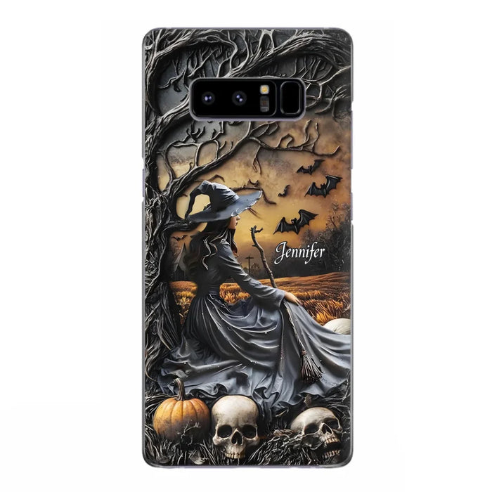 Custom Personalized Witch Phone Case For iPhone/ Samsung- Halloween/ Birthday Gift Idea For Yourself, Women, Witch Lovers