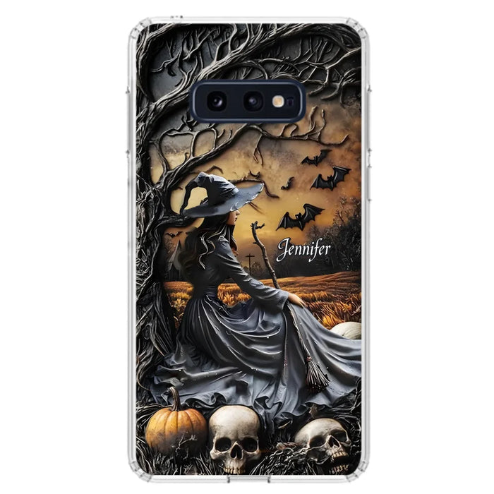 Custom Personalized Witch Phone Case For iPhone/ Samsung- Halloween/ Birthday Gift Idea For Yourself, Women, Witch Lovers