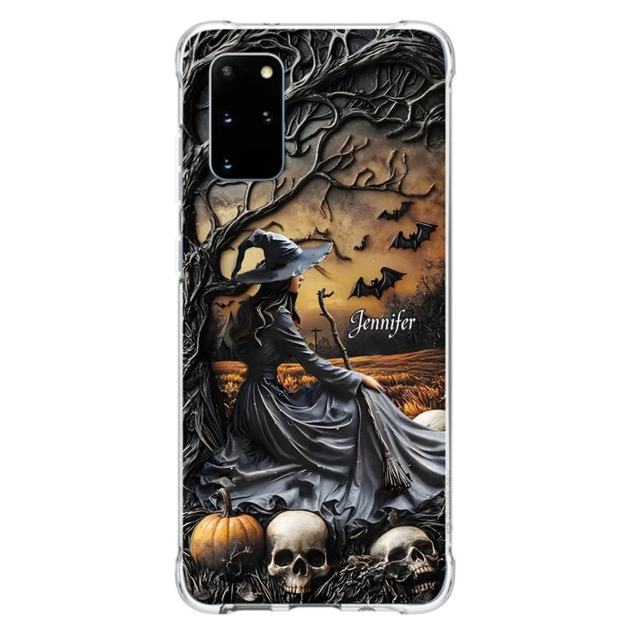 Custom Personalized Witch Phone Case For iPhone/ Samsung- Halloween/ Birthday Gift Idea For Yourself, Women, Witch Lovers