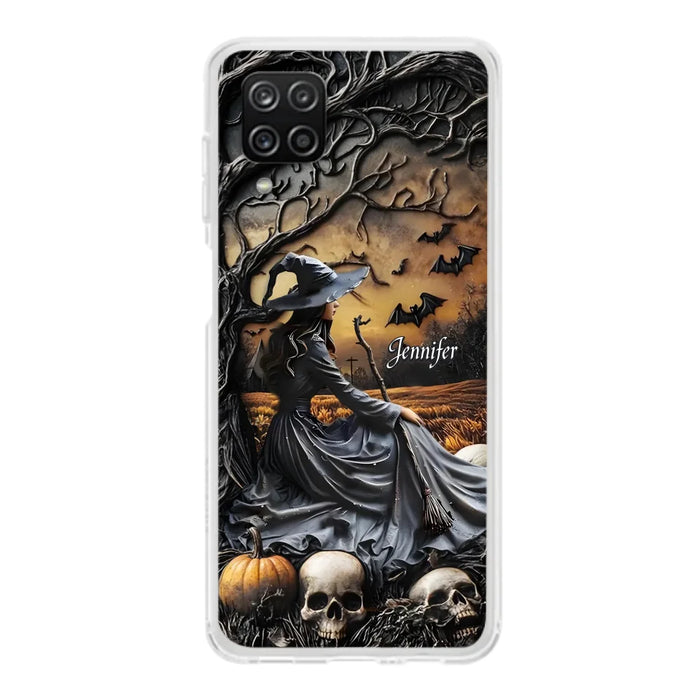 Custom Personalized Witch Phone Case For iPhone/ Samsung- Halloween/ Birthday Gift Idea For Yourself, Women, Witch Lovers