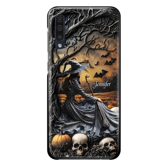 Custom Personalized Witch Phone Case For iPhone/ Samsung- Halloween/ Birthday Gift Idea For Yourself, Women, Witch Lovers