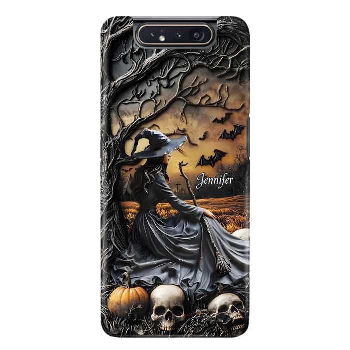 Custom Personalized Witch Phone Case For iPhone/ Samsung- Halloween/ Birthday Gift Idea For Yourself, Women, Witch Lovers