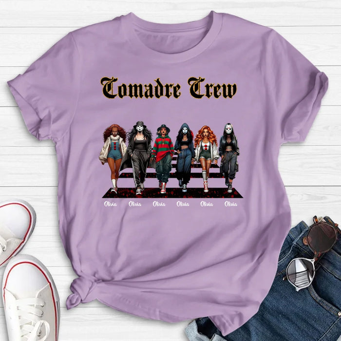 Custom Personalized Conmandre Crew Halloween Shirt/ Hoodie - Upto 6 Girls - Gift Idea For Friends/ Sisters