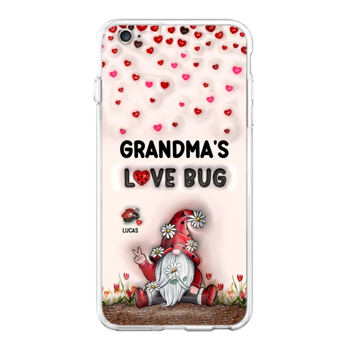 Custom Personalized Grandma's Love Bugs Phone Case - Upto 12 Kids - Mother's Day Gift Idea for Grandma/ Mom - Case for iPhone/ Samsung