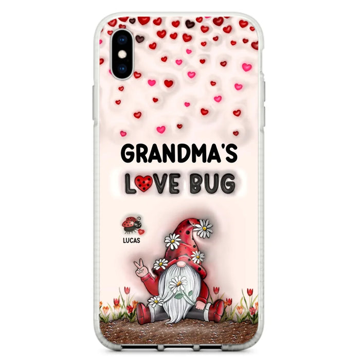 Custom Personalized Grandma's Love Bugs Phone Case - Upto 12 Kids - Mother's Day Gift Idea for Grandma/ Mom - Case for iPhone/ Samsung