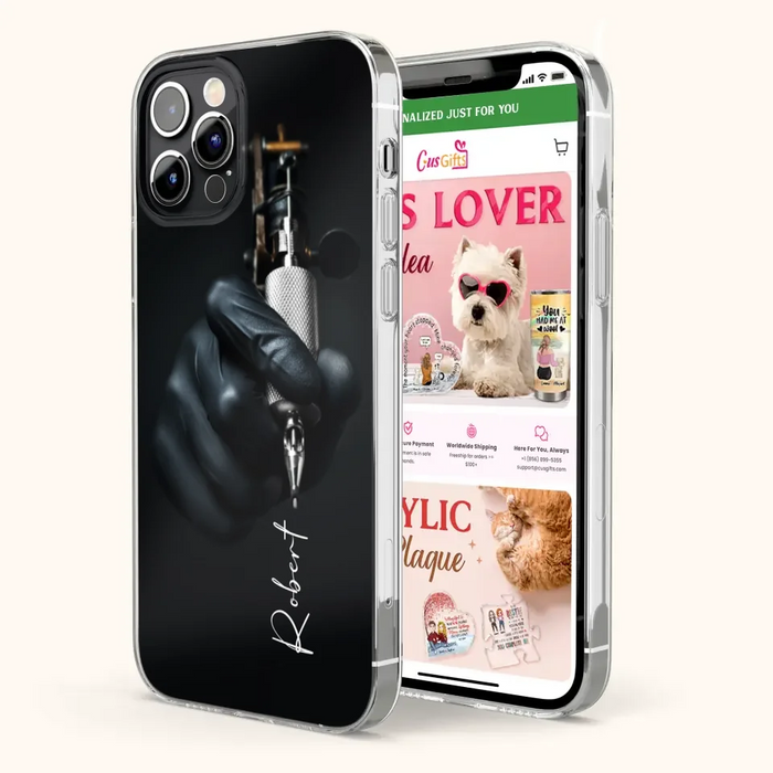 Custom Personalized Tattoo Artist Phone Case - Case For iPhone, Samsung and Xiaomi