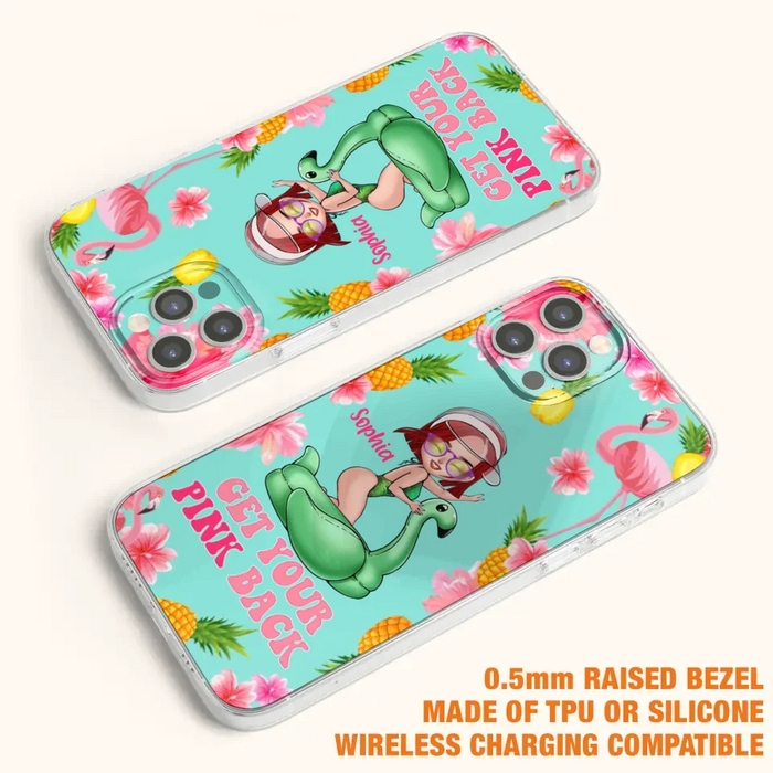 Custom Personalized Bikini Girl Phone Case - Gift Idea For Girl - Get Your Pink Back - Cases For iPhone/Samsung