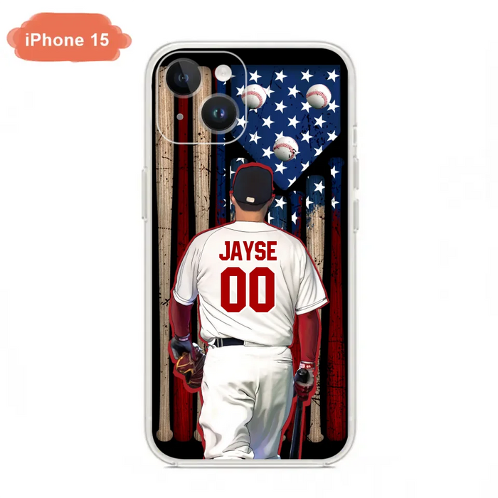 Custom Personalized Baseball Phone Case - Best Gift Idea For Baseball Lovers