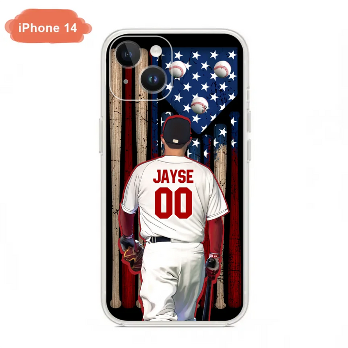 Custom Personalized Baseball Phone Case - Best Gift Idea For Baseball Lovers