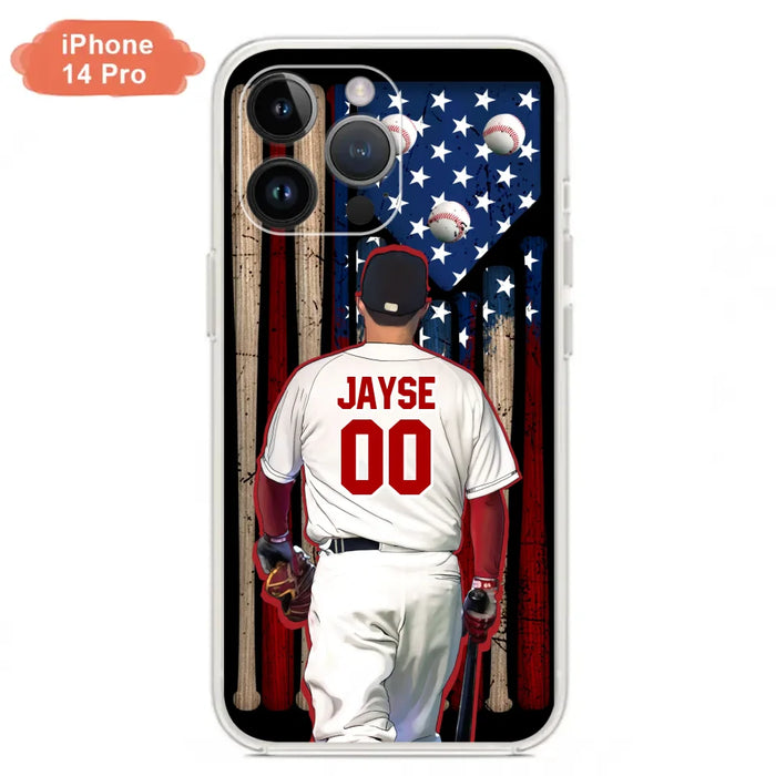 Custom Personalized Baseball Phone Case - Best Gift Idea For Baseball Lovers