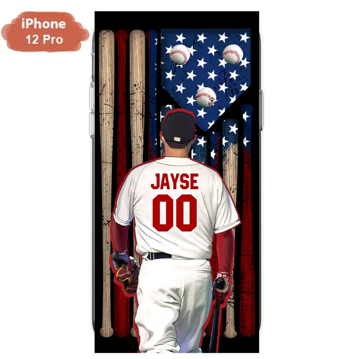 Custom Personalized Baseball Phone Case - Best Gift Idea For Baseball Lovers