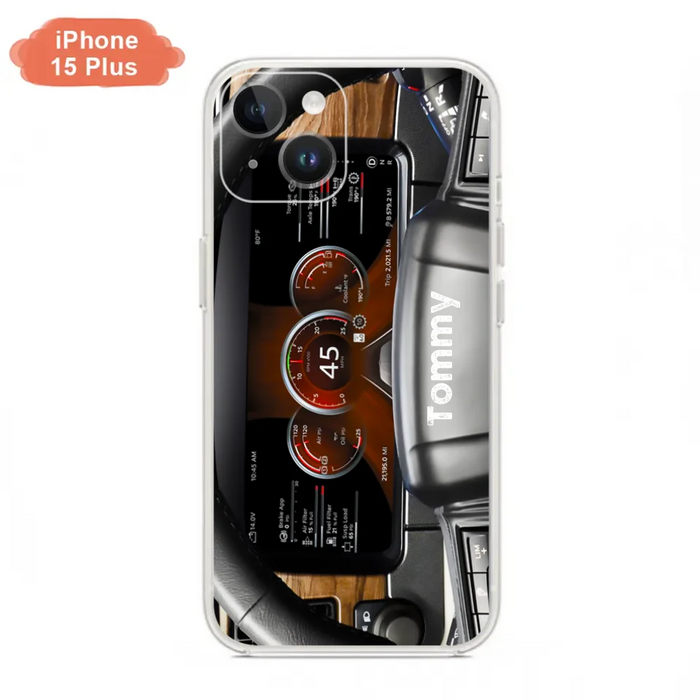 Custom Personalized Truck Dashboard Phone Case - Case For Iphone, Samsung and Xiaomi - 6D8KY1