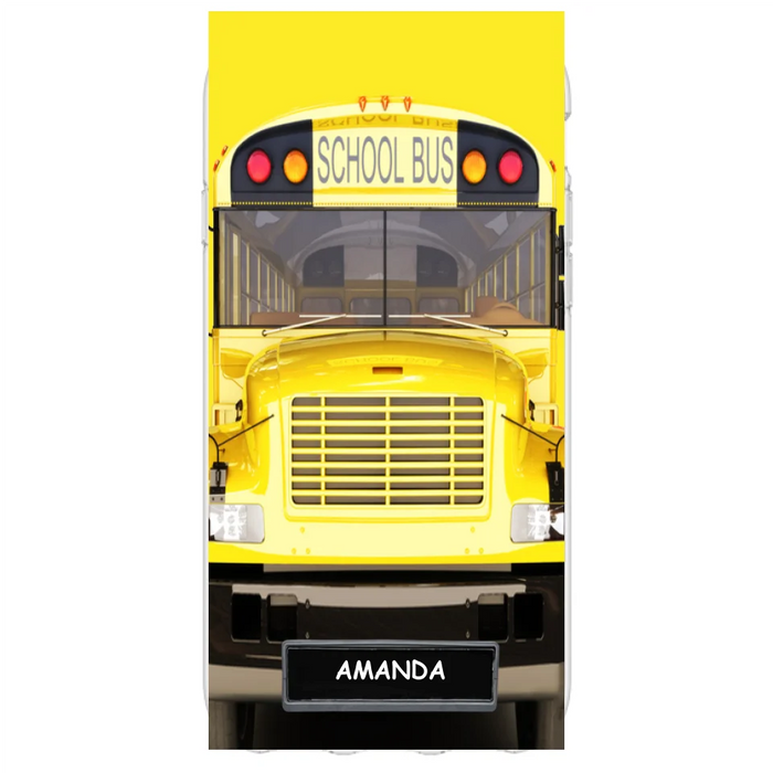 Custom Personalized School Bus Phone Case - Gift Idea For School Bus Lovers - Case For iPhone, Samsung and Xiaomi