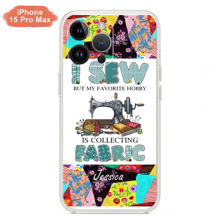 Custom Personalized Sewing Machine Phone Case - Gift Idea For Sewing Lovers - Case For iPhone, Samsung and Xiaomi - 8WU8I3