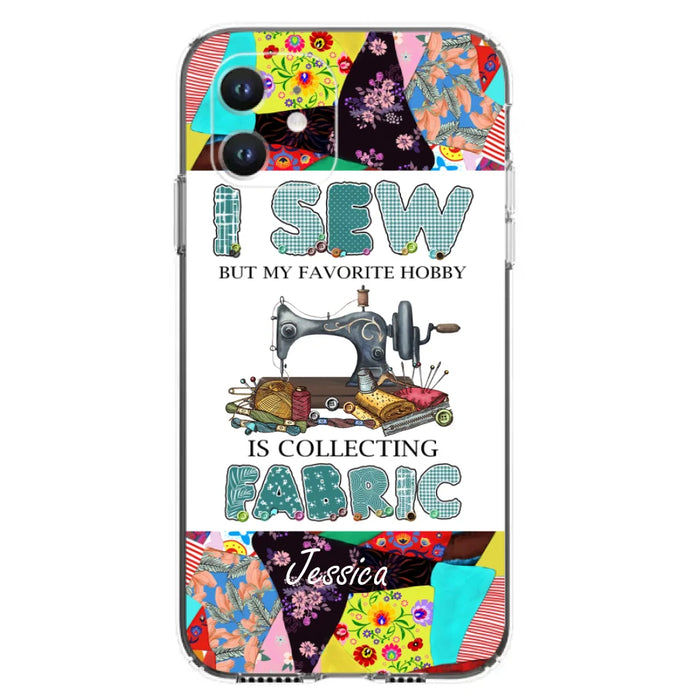 Custom Personalized Sewing Machine Phone Case - Gift Idea For Sewing Lovers - Case For iPhone, Samsung and Xiaomi - 8WU8I3