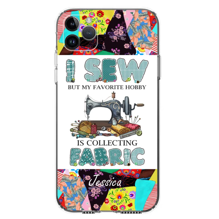 Custom Personalized Sewing Machine Phone Case - Gift Idea For Sewing Lovers - Case For iPhone, Samsung and Xiaomi - 8WU8I3