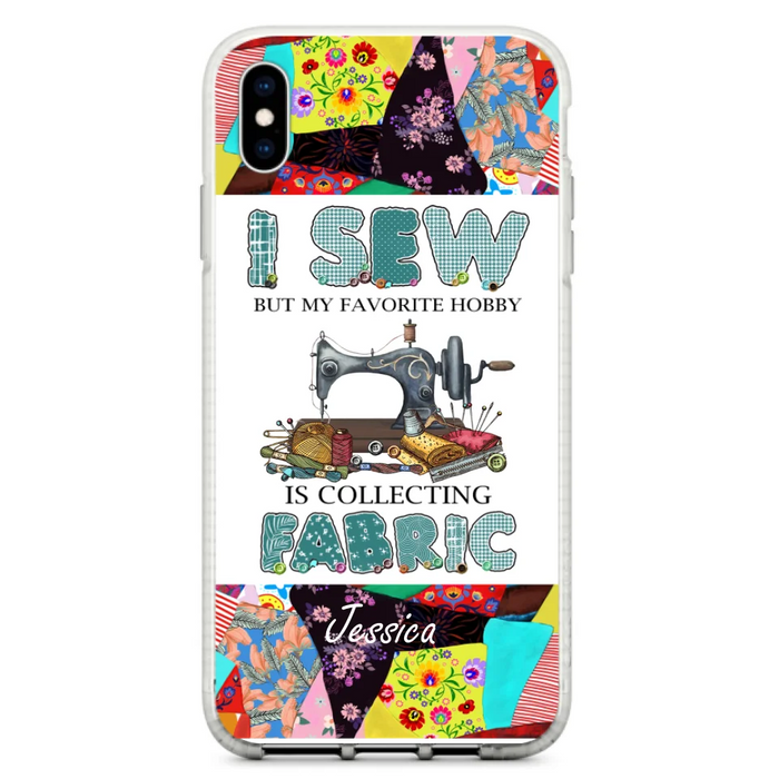 Custom Personalized Sewing Machine Phone Case - Gift Idea For Sewing Lovers - Case For iPhone, Samsung and Xiaomi - 8WU8I3