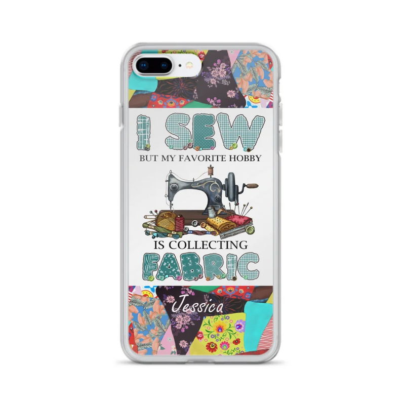 Custom Personalized Sewing Machine Phone Case - Gift Idea For Sewing Lovers - Case For iPhone, Samsung and Xiaomi - 8WU8I3