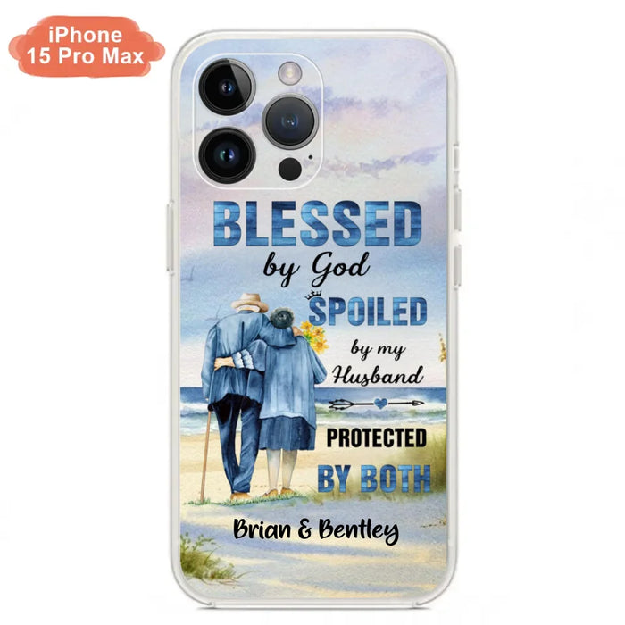 Custom Personalized Old Couple Phone Case - Best Gift Idea For Grandparents - Case For iPhone, Samsung and Xiaomi