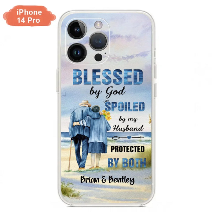 Custom Personalized Old Couple Phone Case - Best Gift Idea For Grandparents - Case For iPhone, Samsung and Xiaomi