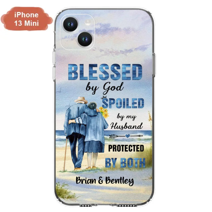 Custom Personalized Old Couple Phone Case - Best Gift Idea For Grandparents - Case For iPhone, Samsung and Xiaomi