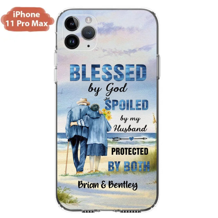 Custom Personalized Old Couple Phone Case - Best Gift Idea For Grandparents - Case For iPhone, Samsung and Xiaomi