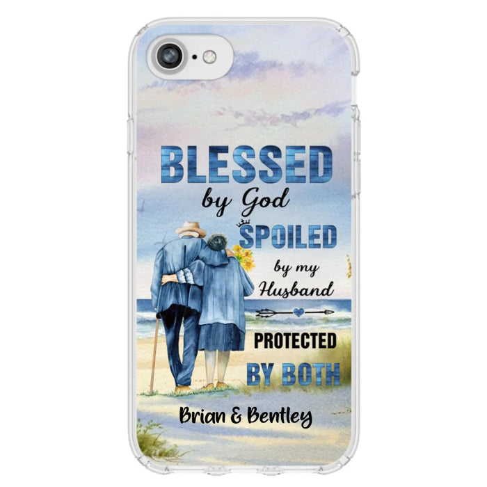 Custom Personalized Old Couple Phone Case - Best Gift Idea For Grandparents - Case For iPhone, Samsung and Xiaomi