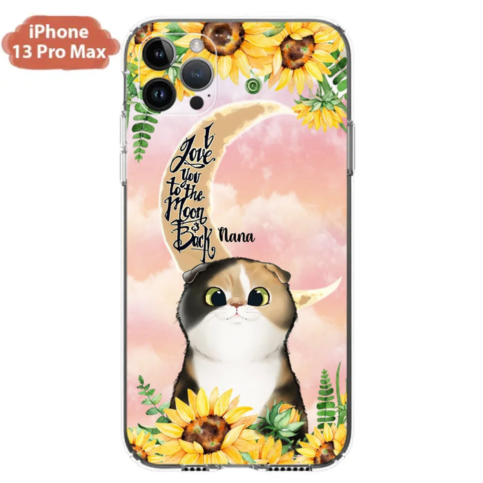 Custom Personalized Cat Phone Case - Best Gift Idea For Cat Lovers With Upto 7 Cats - Case For iPhone, Samsung and Xiaomi