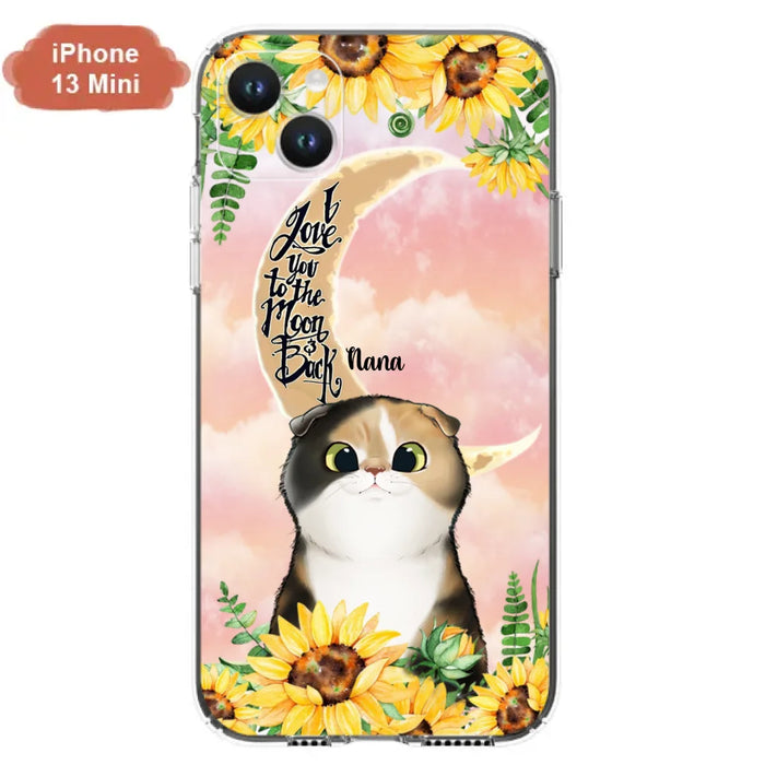 Custom Personalized Cat Phone Case - Best Gift Idea For Cat Lovers With Upto 7 Cats - Case For iPhone, Samsung and Xiaomi